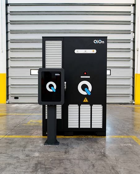 QiOn ThunderCell BESS paired with Q-EMS — the building blocks of an islanding-capable microgrid