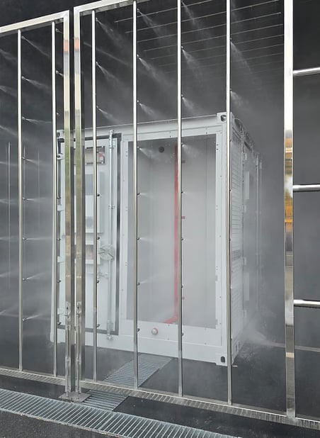 THUNDERSTORAGE CHASSIS DURING IP TESTING.