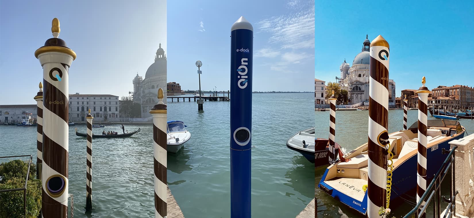 E‑DOCK installation in Venice