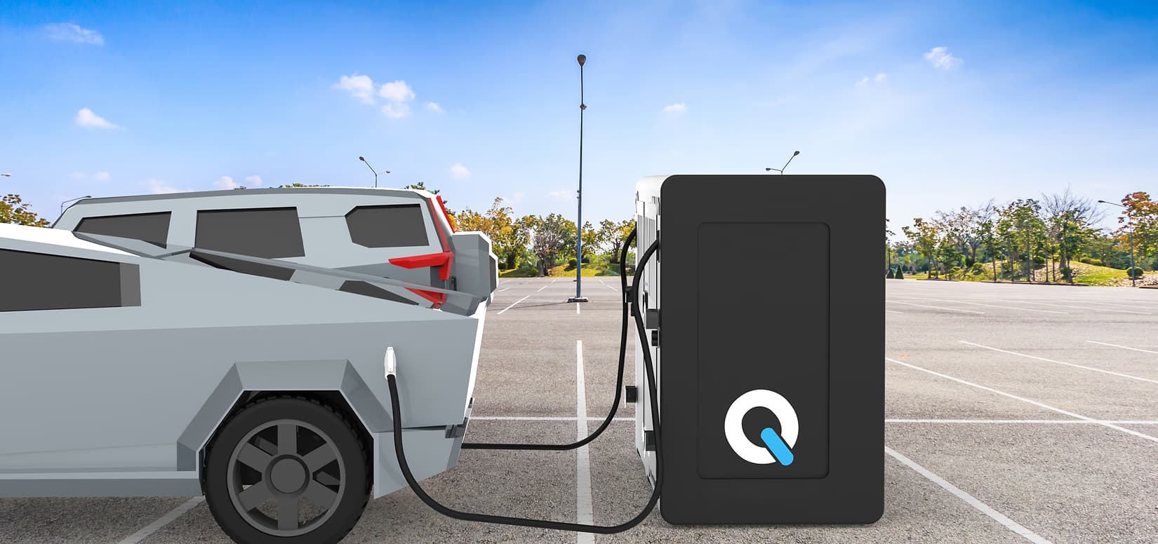 SUPERBRIQ at pier for nautic charging