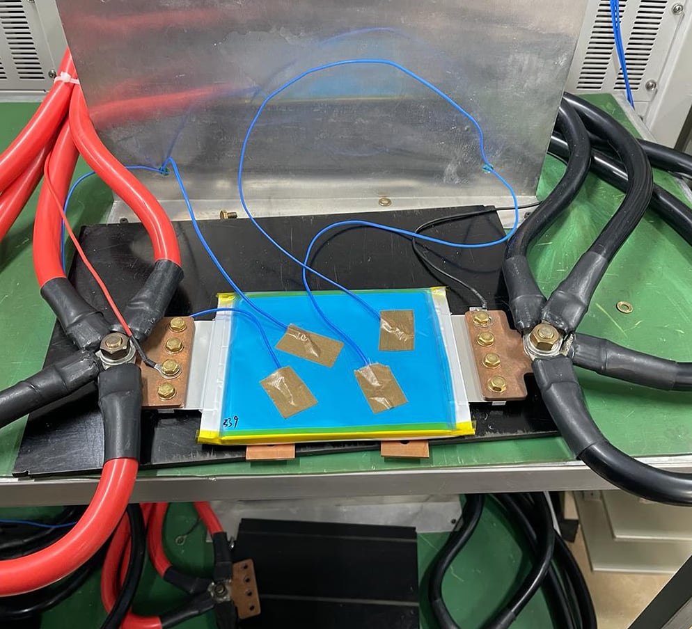 Proprietary cell under aging test at 6C from QiOn