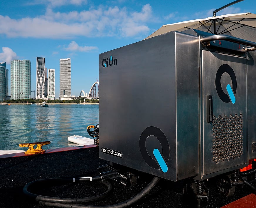 QiOn QUBE at Miami pit stop